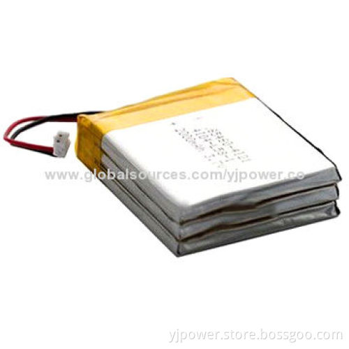 Polymer Battery with 350mAh/7.4V, Measures 8.4x22x48mm
